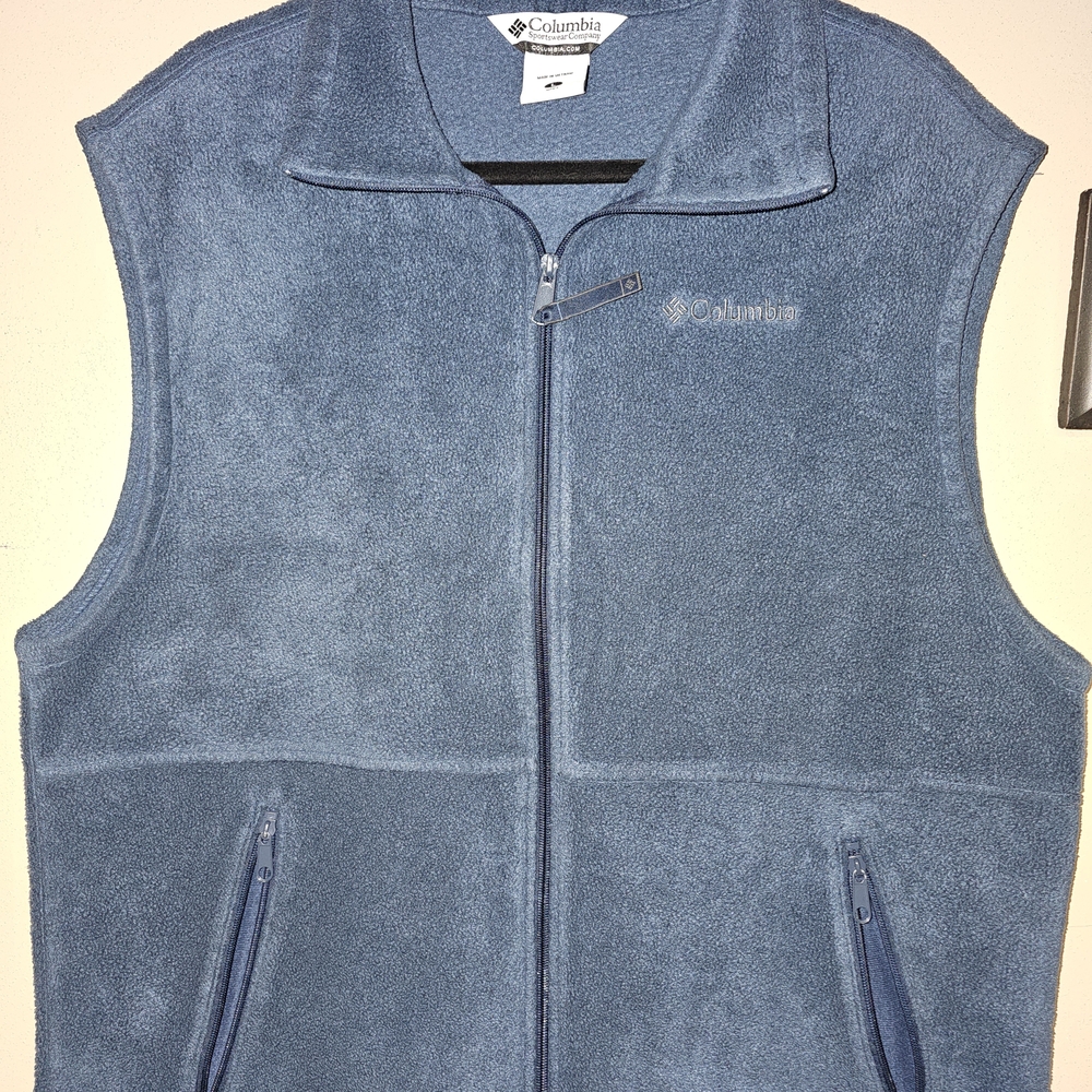 Columbia Men's Navy Fleece Vest